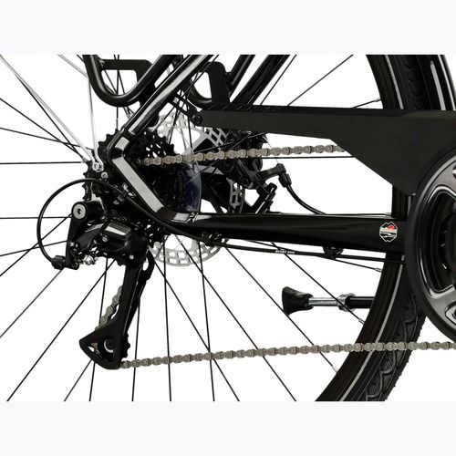 Rower trekkingowy KROSS Trans 3.0 czarny/szary/połysk