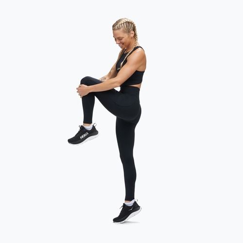 Legginsy do biegania damskie HOKA Elaro Knit Tight 27" black
