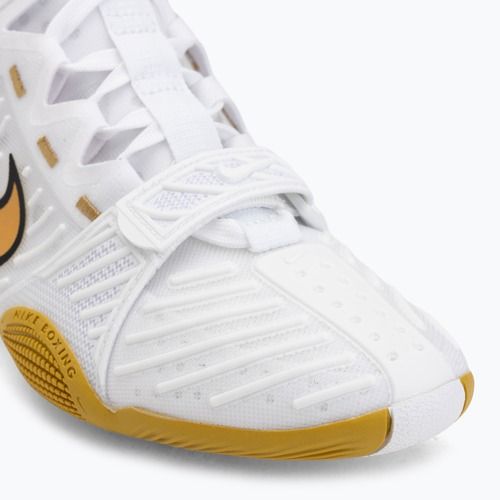 Buty bokserskie Nike HyperKo 3 white/metallic gold