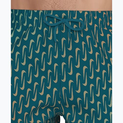 Szorty kąpielowe męskie Nike Breaker Swoosh 5" Volley green abyss