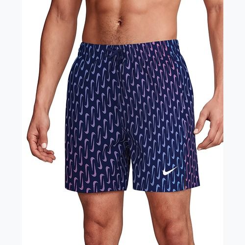 Szorty kąpielowe męskie Nike Breaker Swoosh 5" Volley midnight navy