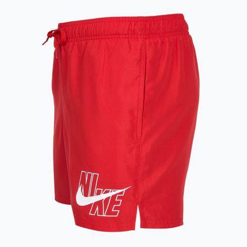 Szorty kąpielowe męskie Nike Logo Lap 5" Volley university red