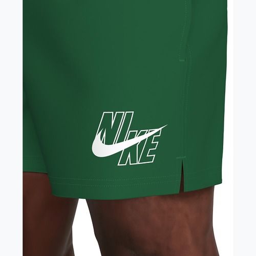 Szorty kąpielowe męskie Nike Logo Lap 5" Volley malachite