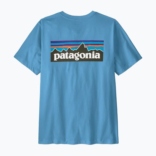 Koszulka męska Patagonia P-6 Logo shore blue
