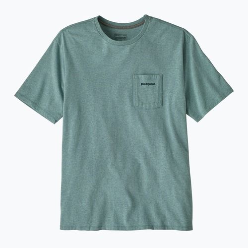 Koszulka męska Patagonia Boardshort Logo Pocket Responsibili blue sage