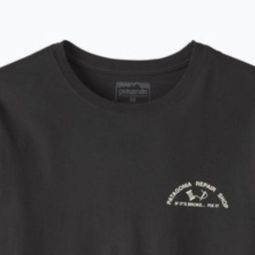 Koszulka męska Patagonia Repair Shop ink black