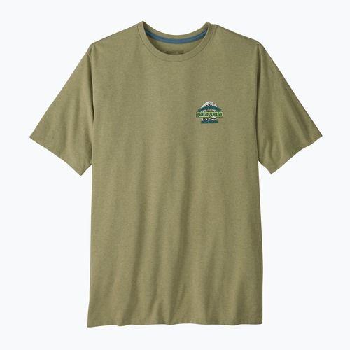 Koszulka trekkingowa męska Patagonia Great Waves Responsibili Tee gumtree green