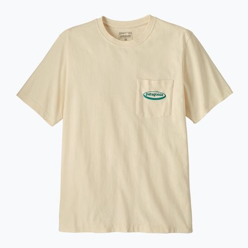 Koszulka męska Patagonia Midweight '95 Oval Logo Pocket Tee undyed natiral
