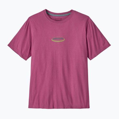Koszulka męska Patagonia '95 Oval Logo faded magenta
