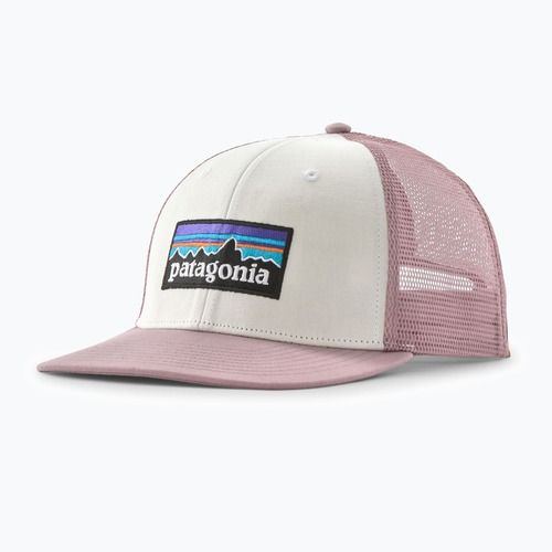 Czapka z daszkiem Patagonia P-6 Logo Trucker white w/quiet violet