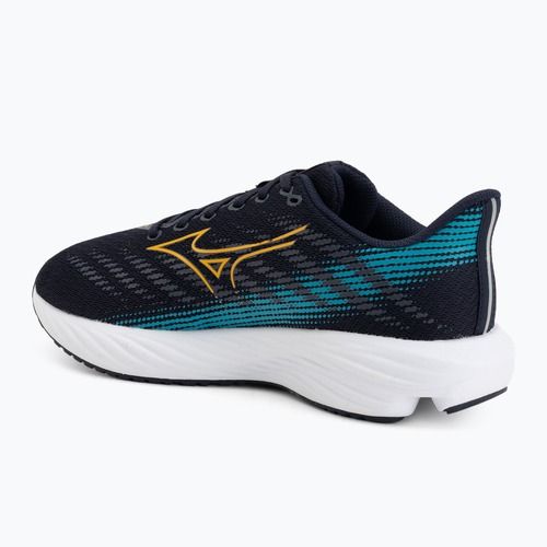 Buty do biegania dziecięce Mizuno Enerzy Rider Jr baritone blue/citrus/capri breeze