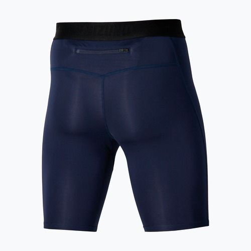 Legginsy do biegania męskie Mizuno Core Impulse Mid baritone blue