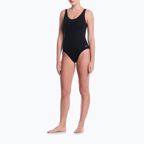 Strój pływacki jednoczęściowy damski Nike Essential U-Back black