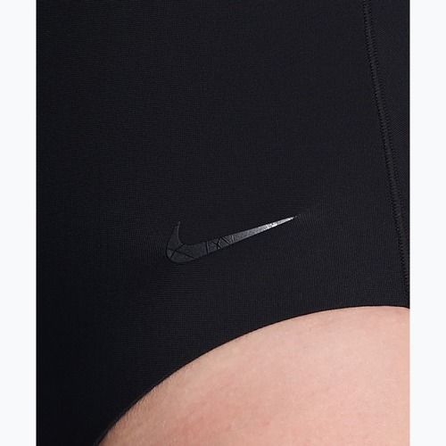 Strój pływacki jednoczęściowy damski Nike Hydralock Luxe Sail Boat V-Neck black