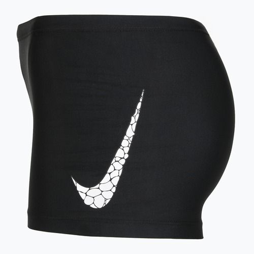 Kąpielówki pływackie Nike Logo Graphic Square Leg black