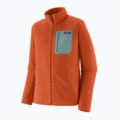 Bluza trekkingowa męska Patagonia R1 Air coal orange