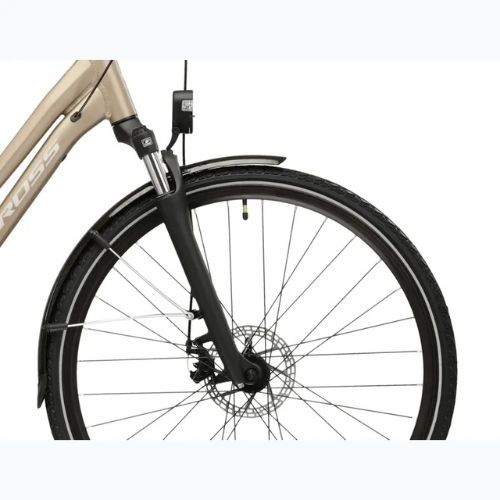 Rower trekkingowy damski KROSS Trans 3.0 W brązowy/srebrny/matowy