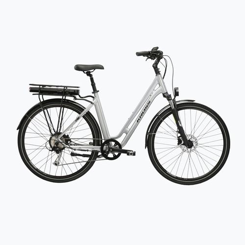 Rower elektryczny KROSS Sentio Hybrid 2.0 el. 504 Wh srebrny/czarny/połysk