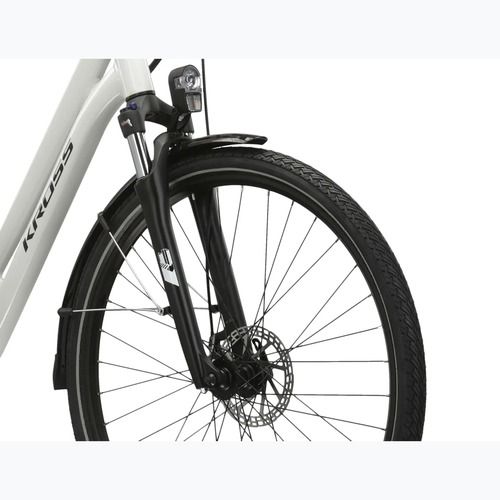 Rower elektryczny KROSS Sentio Hybrid 1.0 el. 504 Wh perłowy/czarny/połysk