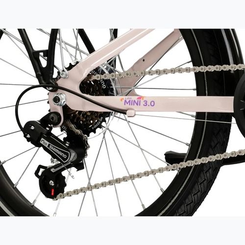Rower dziecięcy KROSS Lea Mini 3.0 Eq W różowy/różowy/połysk