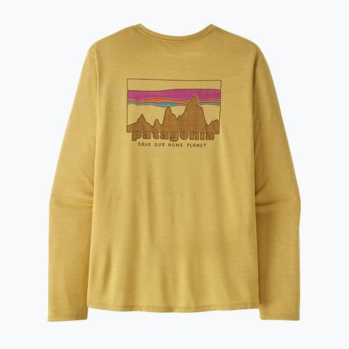 Longsleeve męski Patagonia Capilene Cool Daily - '73 Skyline limestone yellow/light limestone yellow c-dye