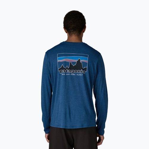 Longsleeve męski Patagonia Capilene Cool Daily - '73 Skyline clement blue/light clement blue x-dye