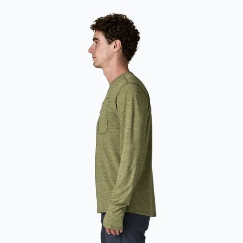 Longsleeve męski Patagonia Capilene Cool Sun caper green/buckhorn green x-dye
