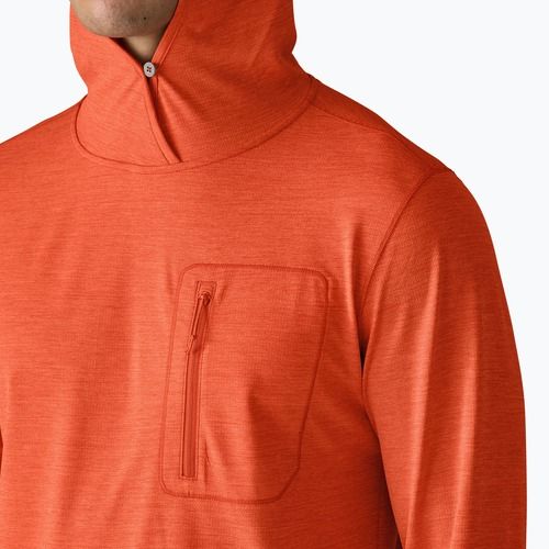 Bluza męska Patagonia Capilene Cool Sun Hoody coal orange/light coal orange x-dye