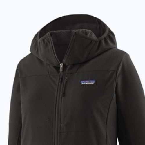 Kurtka softshell damska  Patagonia R1 CrossStrata Hoody black