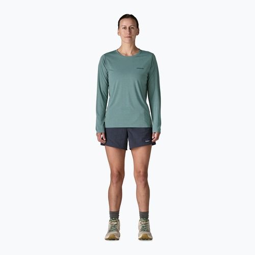 Longsleeve damski Patagonia Capilene Cool Daily Shirt - Boardshort Logo blue sage/light blue sage x-dye