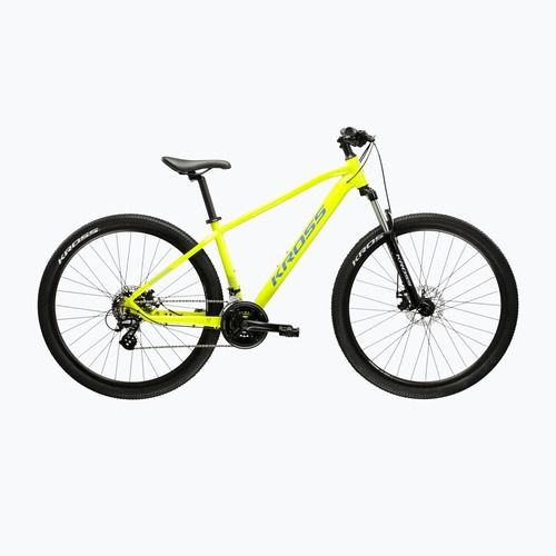 Rower górski KROSS Hexagon 2.0 29" 2025 limonkowy/niebieski/ połysk