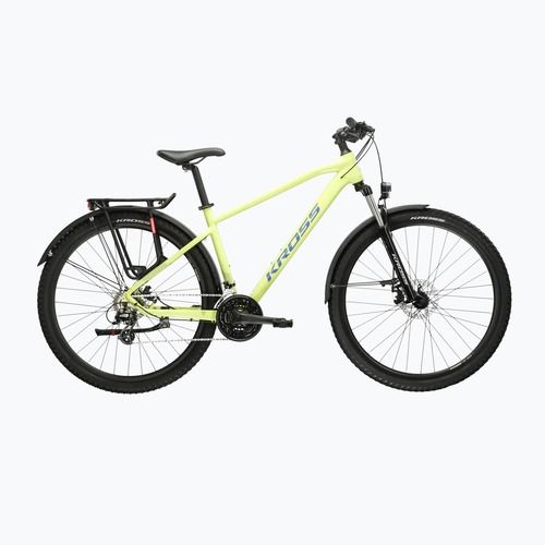 Rower górski KROSS Hexagon 2.0 EQ 27,5" limonkowy/niebieski/połysk