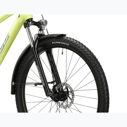 Rower górski KROSS Hexagon 2.0 EQ 27,5" limonkowy/niebieski/połysk