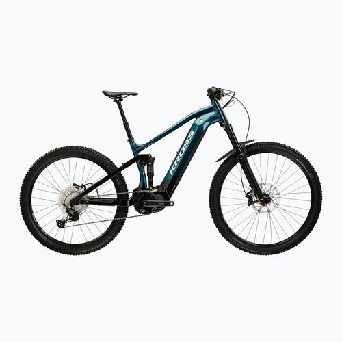 Rower elektryczny KROSS Grist Boost 2.0 el. 630 Wh turkusowy/czarny/połysk