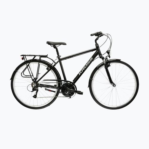 Rower trekkingowy KROSS Explorer 2.0 czarny/srebrny/połysk