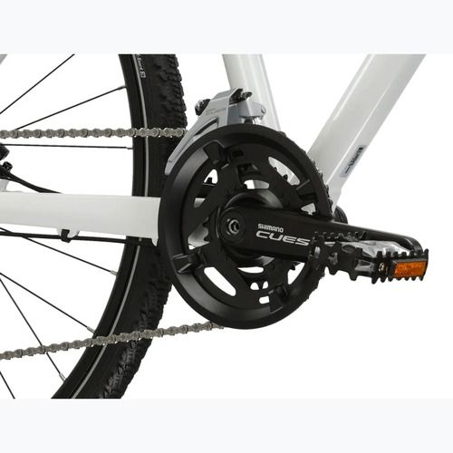 Rower crossowy damski KROSS Evado 7.0 W biały/turkusowy/połysk