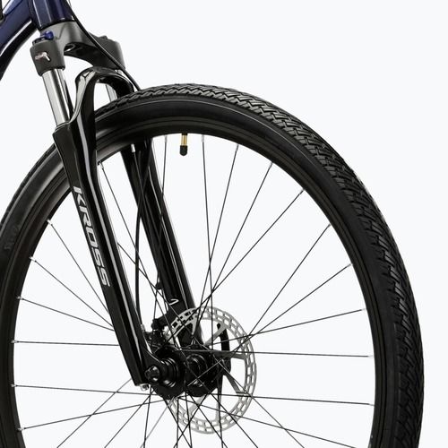 Rower crossowy KROSS Evado 5.0 granatowy/srebrny/połysk