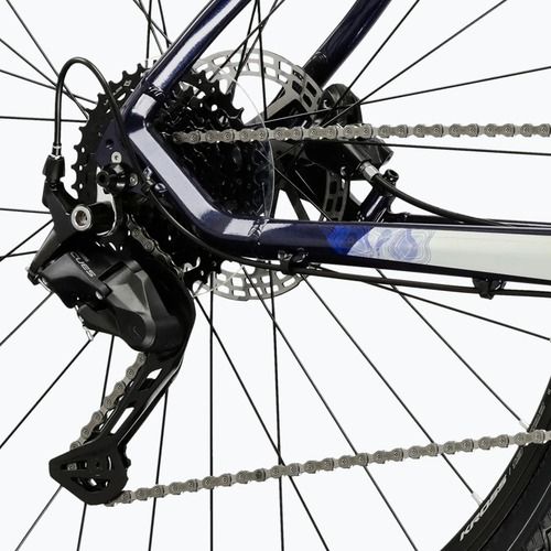 Rower crossowy KROSS Evado 5.0 granatowy/srebrny/połysk