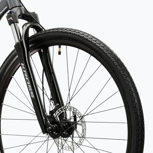 Rower crossowy KROSS Evado 5.0 szary/czarny/połysk