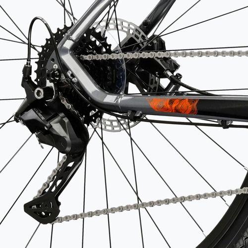 Rower crossowy KROSS Evado 5.0 szary/czarny/połysk