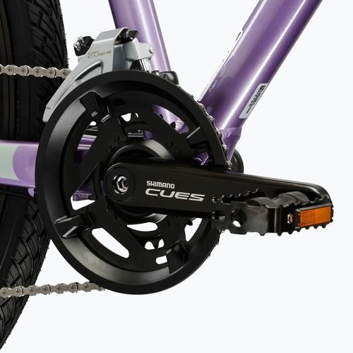 Rower crossowy damski KROSS Evado 5.0 W fioletowy/czarny/połysk