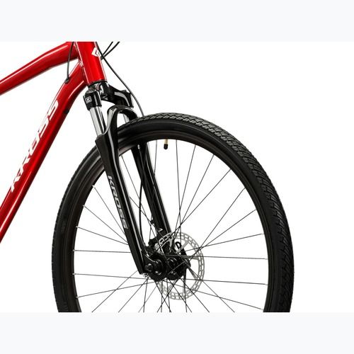 Rower crossowy KROSS Evado 4.0 bordowy/biały