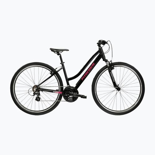 Rower crossowy damski KROSS Evado 2.0 W czarny/różowy