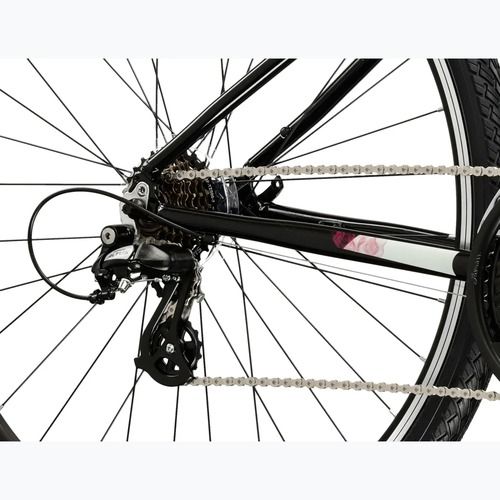Rower crossowy damski KROSS Evado 2.0 W czarny/różowy/połysk