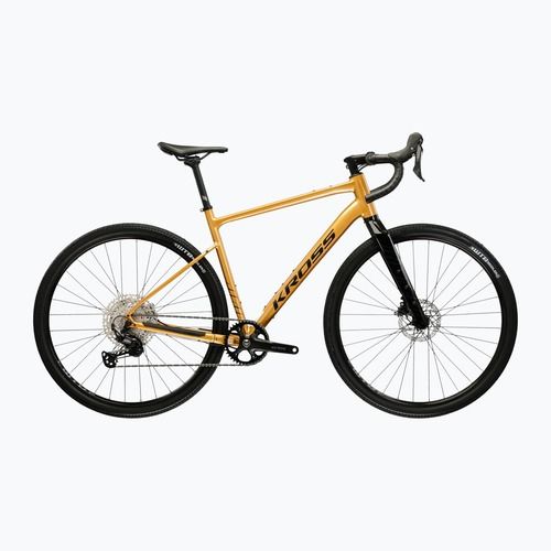 Rower gravelowy KROSS Esker 5.0 złoty/grafitowy