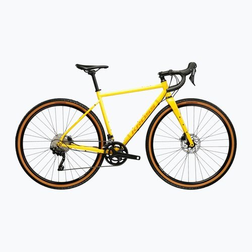 Rower gravelowy KROSS Esker 4.0 żółty/pomarańczowy/połysk