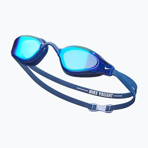 Okulary do pływania Nike Valiant Mirrored midnight navy
