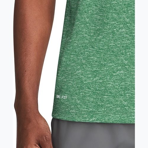 Koszulka do pływania męska Nike Heather Hydroguard malachite
