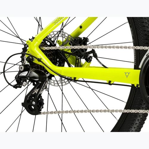 Rower górski KROSS Hexagon 2.0 27,5" limonkowy/niebieski/ połysk