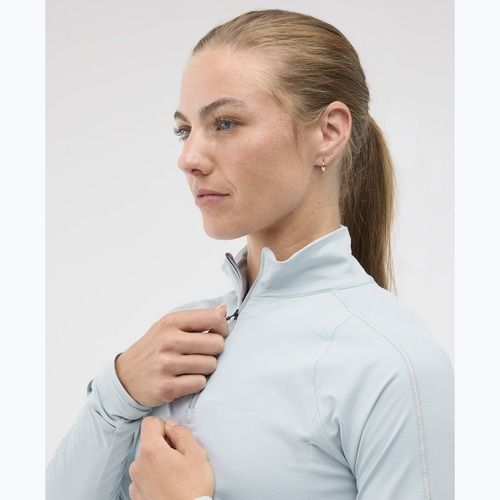 Bluza do biegania damska HOKA GlideTech Quarter Zip mineral blue